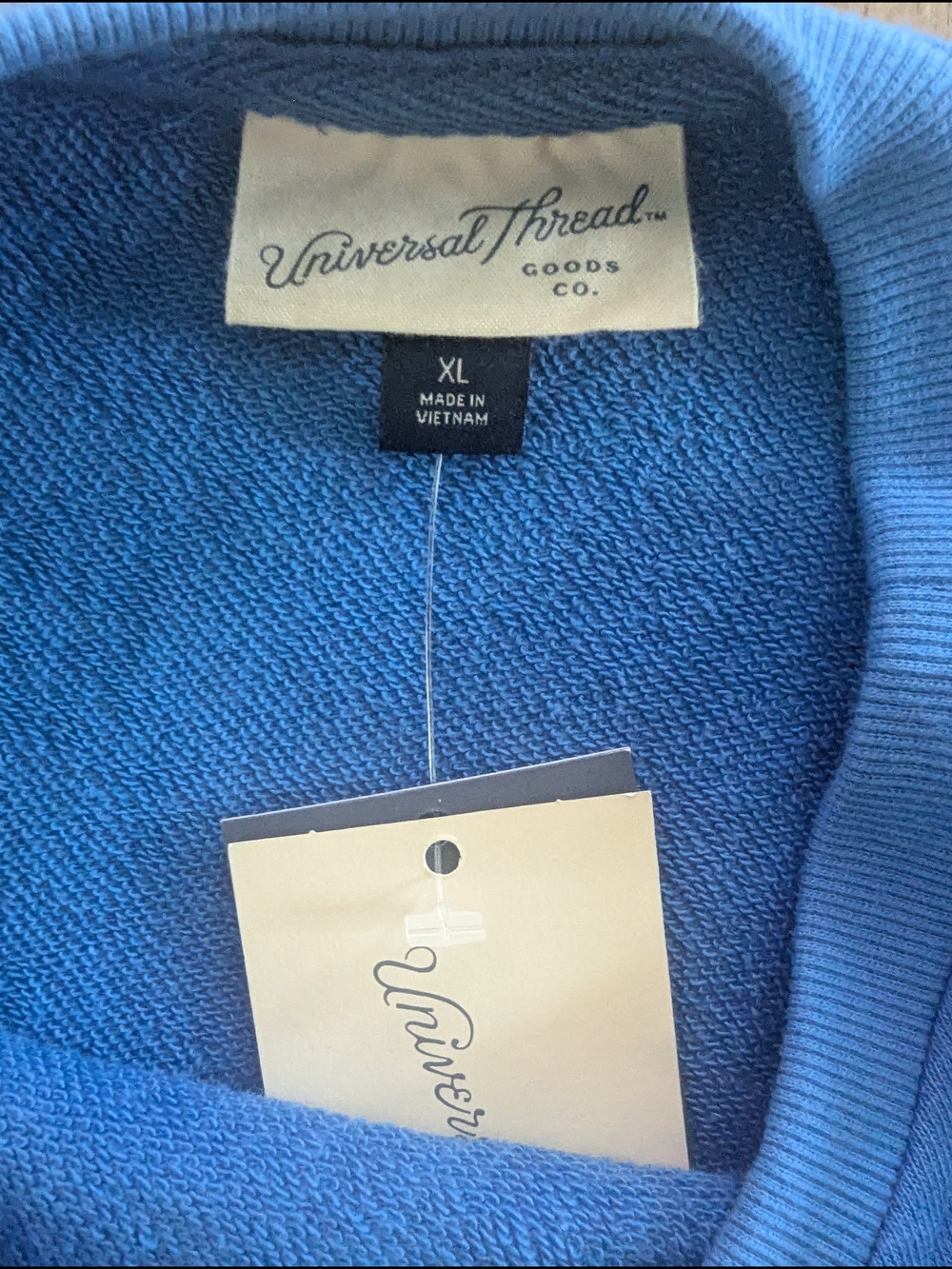 Universal Thread Blue Crewneck Sweatshirt - Picture 3 of 3
